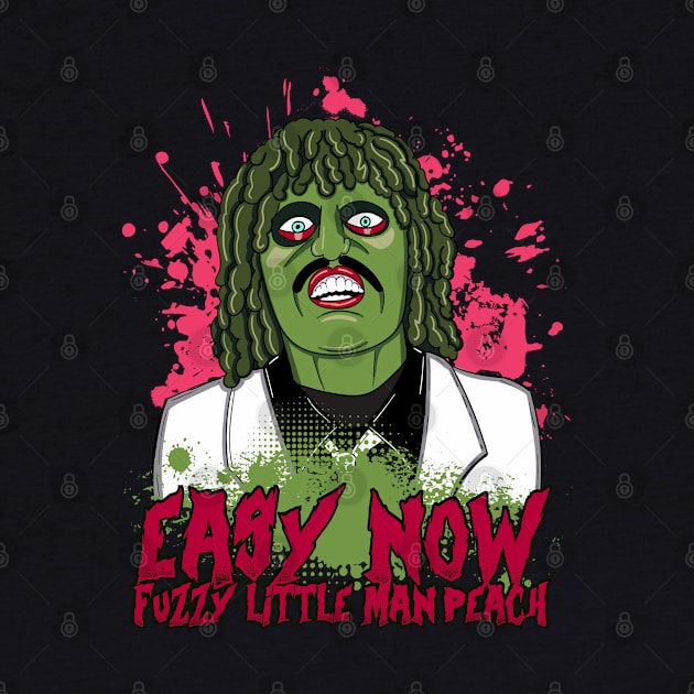 Old Gregg - Easy Now Fuzzy Little Man Peach Quote by Meta Cortex